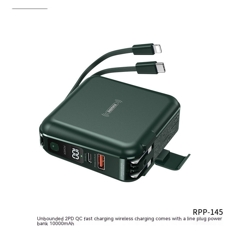 Unbounded Magnetic Power Bank With Plug