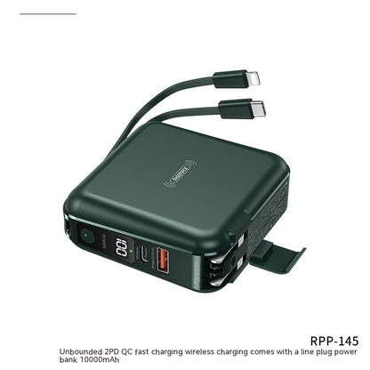 Unbounded Magnetic Power Bank With Plug