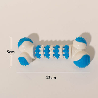 TUGME Interactive Dog Toy For Small Breeds Bone Shaped Puppy Chew Toys For Teething
