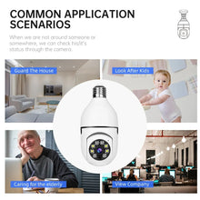 Smart Home Security PTZ Camera Wireless Lights 360 Degree Night Vision Surveillance Remote View CCTV Security WIFI Light Bulb Camera