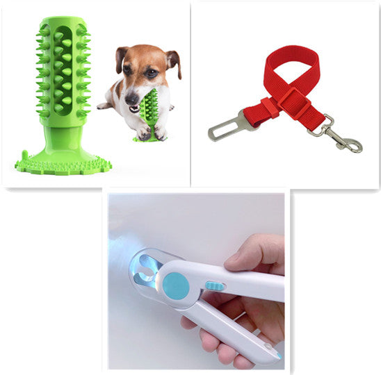 TUGME Teeth Cleaning Dog Toothbrush Sucker Molar Stick Dog Bite Toy