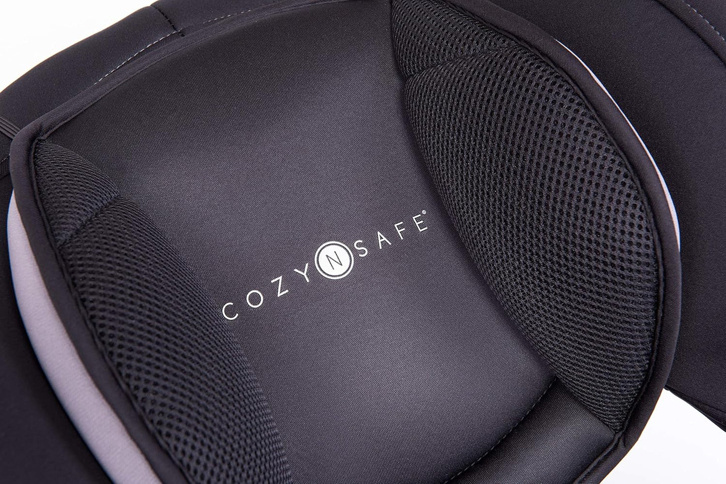 Cozy N Safe Logan Group 1/2/3 Car Seat 9-36kg, 9 Months to 12 Years, 5 Point Harness, Forward Facing, Side Impact Protection, Adjustable Headrest, Lightweight, Child, Toddler Car Seat - Black/Grey
