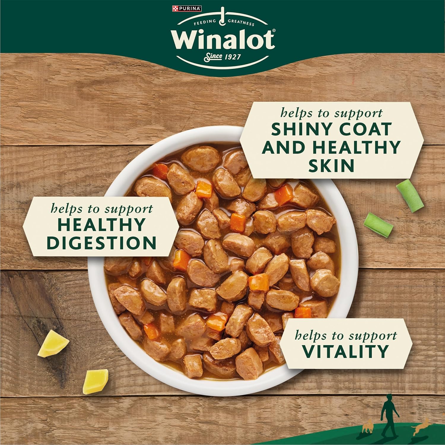 Winalot Dog Food Mixed in Gravy, 40 x 100g (Packaging may vary)