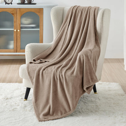 Bedsure Fleece Blanket for Bed - Soft Cosy Fluffy Throw Blankets, Warm Large Throws for Audlts, Teal, 220x240 cm