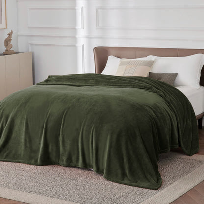 Bedsure Fleece Blanket for Bed - Soft Cosy Fluffy Throw Blankets, Warm Large Throws for Audlts, Teal, 220x240 cm