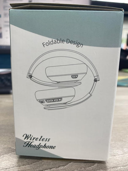 Uliptz Wireless Headphones Over Ear, 65 Hrs Playtime Bluetooth Headphones, 6 EQ Modes Foldable Lightweight Headphones Wireless, Foldable Bluetooth 5.3 for Travel/Office/PC (Black)