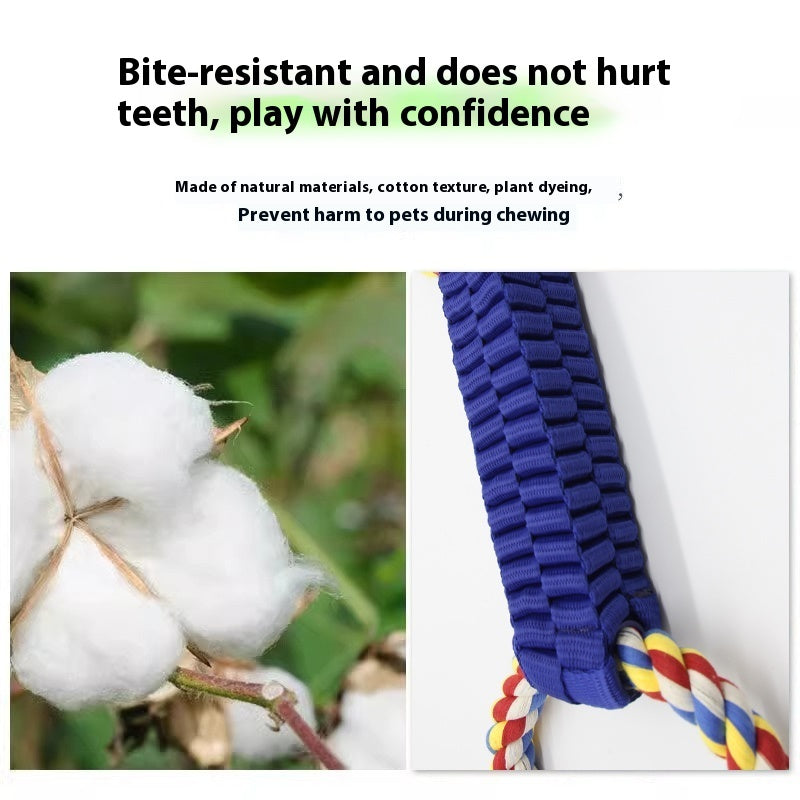TUGME Dog Tug-of-war Toy Interactive Tooth Cleaning String