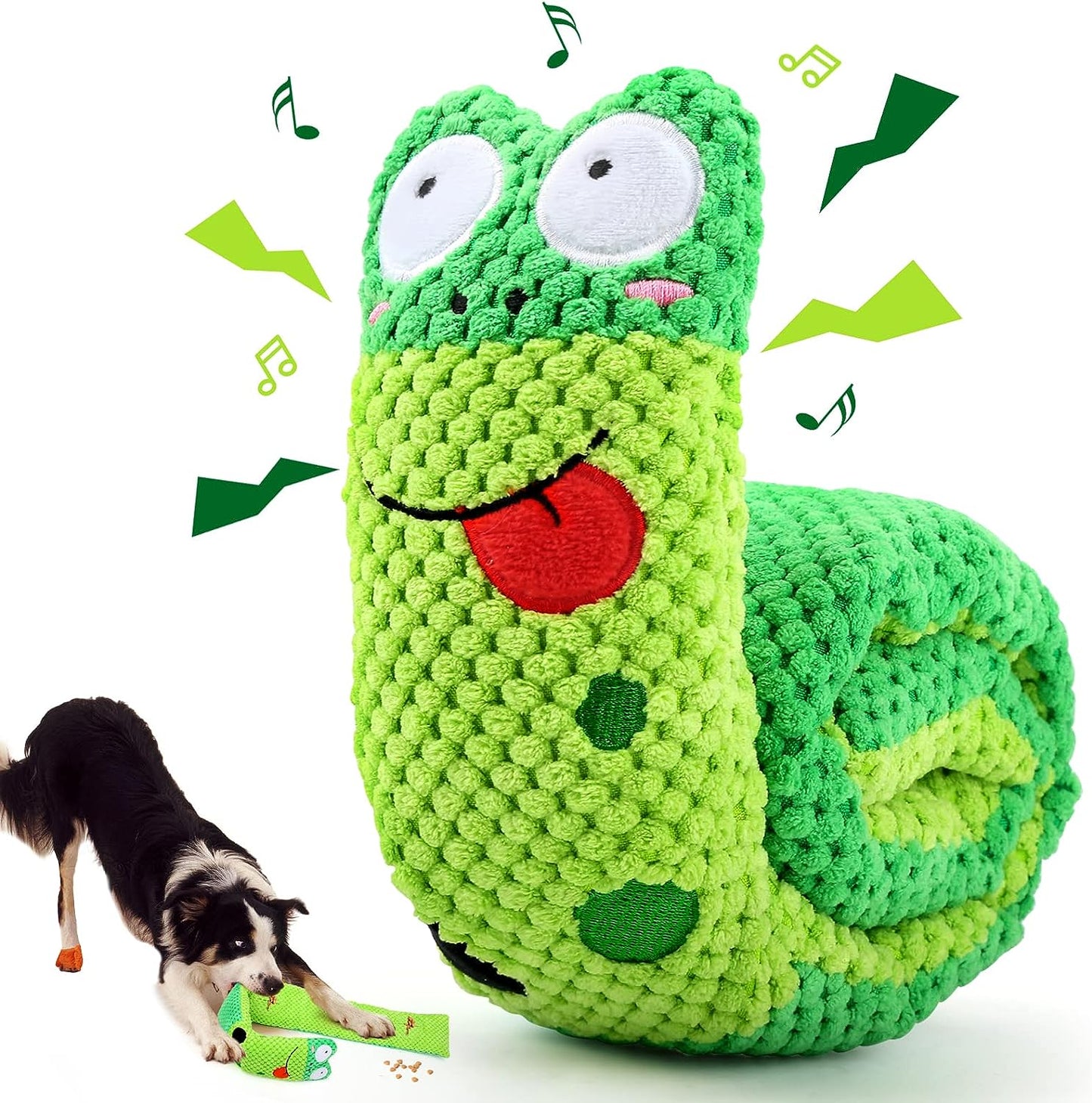 TUGME Squeak Dog Toys Stress Release Game For Boredom Dog Puzzle Toy IQ Training Snuffle Toys Foraging Instinct Training Suitable For Small Medium And Large Dogs