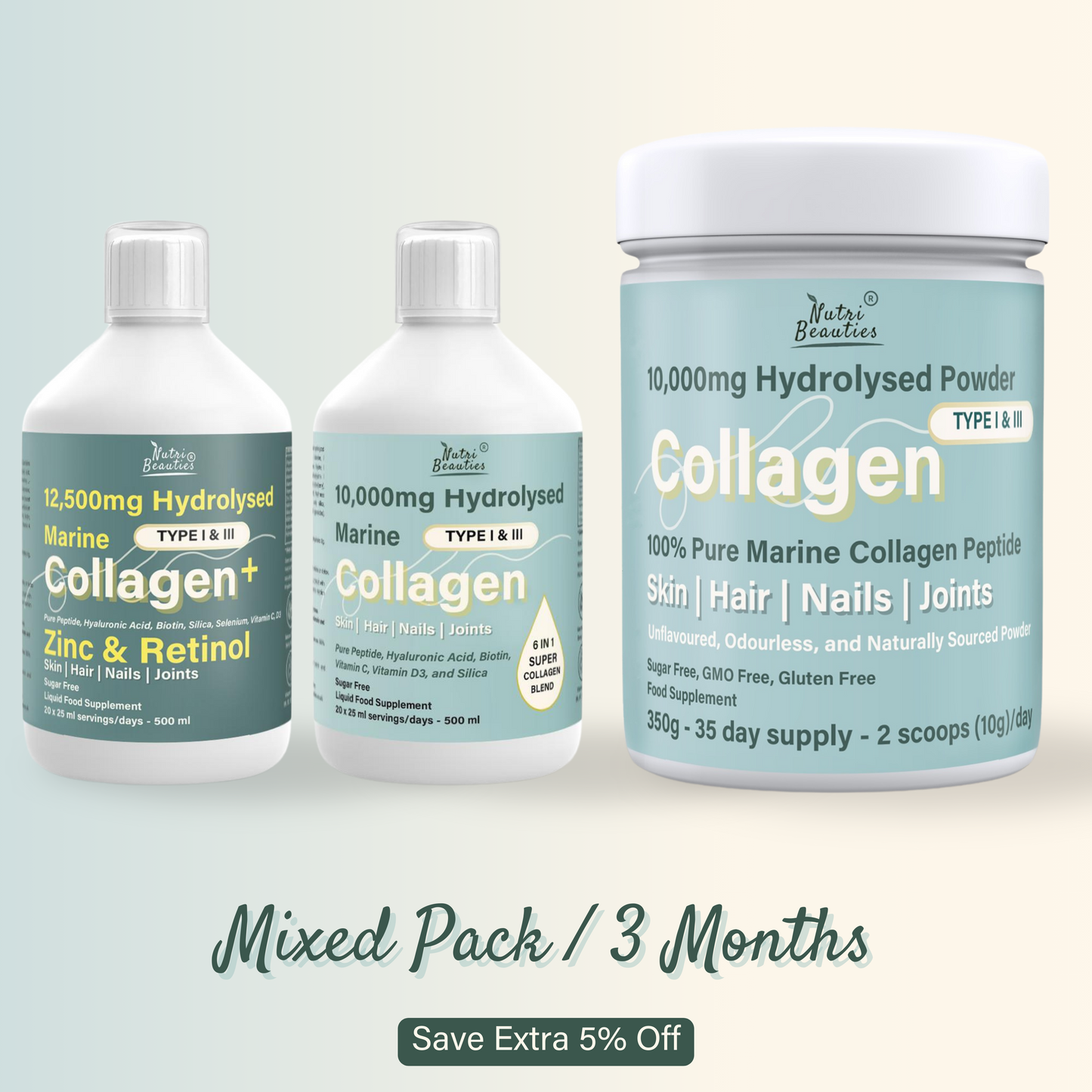 Mixed collagen pack | Liquid + Powder (NB)