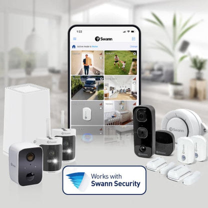Swann AllSecure 4K Wireless Security Kit with Wire-Free Cameras & NVR Tower