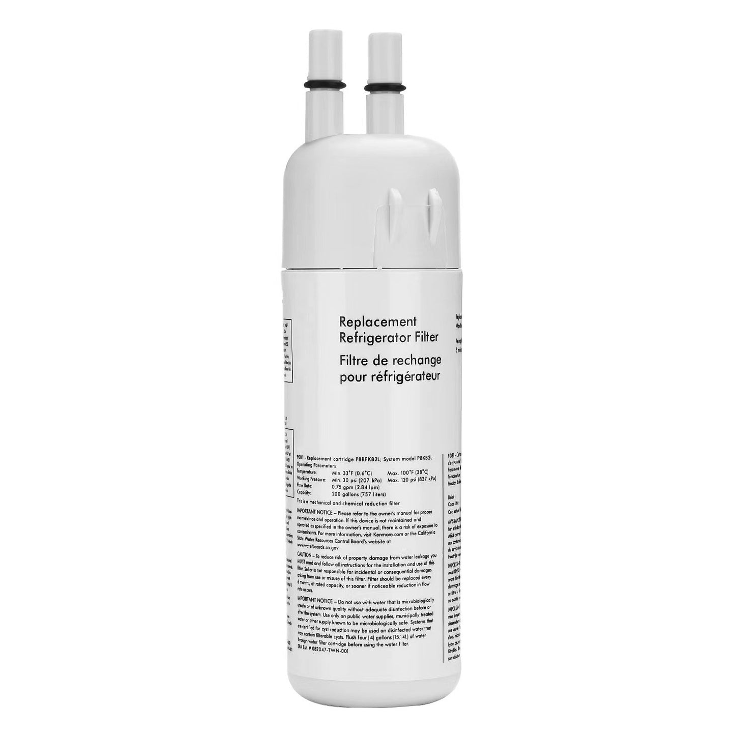 Refrigerator Filter Element Water Filter EDR1RXD1 Capacity: 200 gallons (1 to 4 Pack)