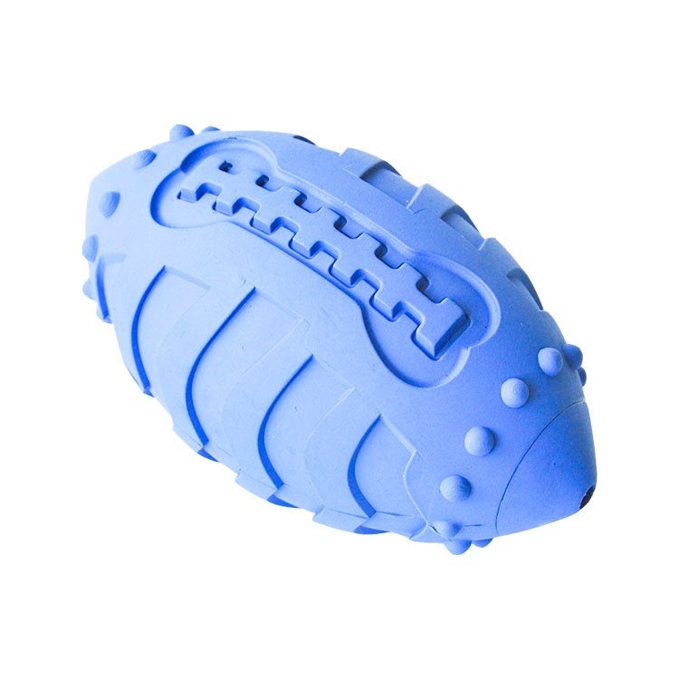 TUGME Bite-resistant Teeth Cleaning Interactive Training Ball Vocal Rugby Toy