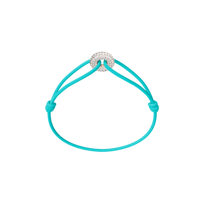 Mini Rose Soho Pavé Cord Bracelet