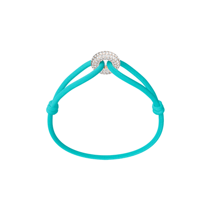 Rose Soho Pavé Cord Bracelet