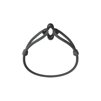 Black Clover Cord Bracelet