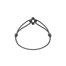 Mini Black Clover Cord Bracelet