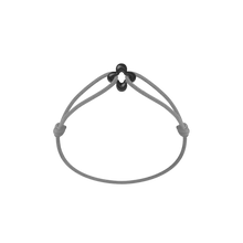 Mini Black Clover Cord Bracelet