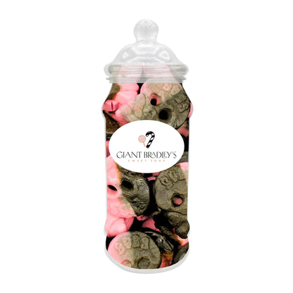 BUBS Raspberry Liquorice Skulls