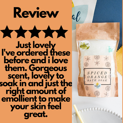 225g Spiced Orange Bath Salts - Compostable pouch