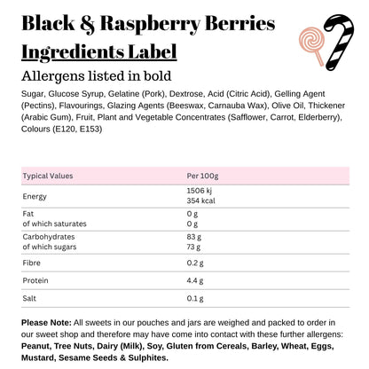Black & Raspberry Bobbly Berries