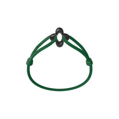 Black Clover Cord Bracelet