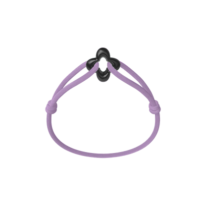 Black Clover Cord Bracelet