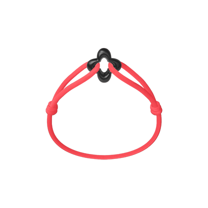 Black Clover Cord Bracelet