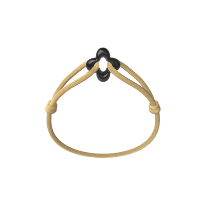 Black Clover Cord Bracelet