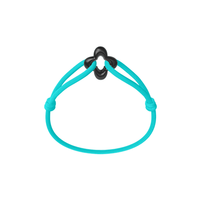 Black Clover Cord Bracelet