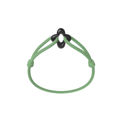 Black Clover Cord Bracelet