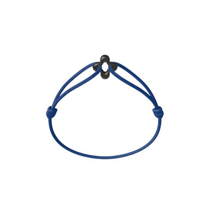 Mini Black Clover Cord Bracelet