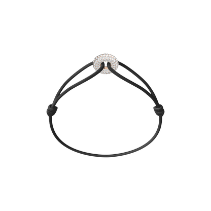 Mini Rose Soho Pavé Cord Bracelet