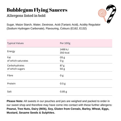 Bubblegum Flying Saucers