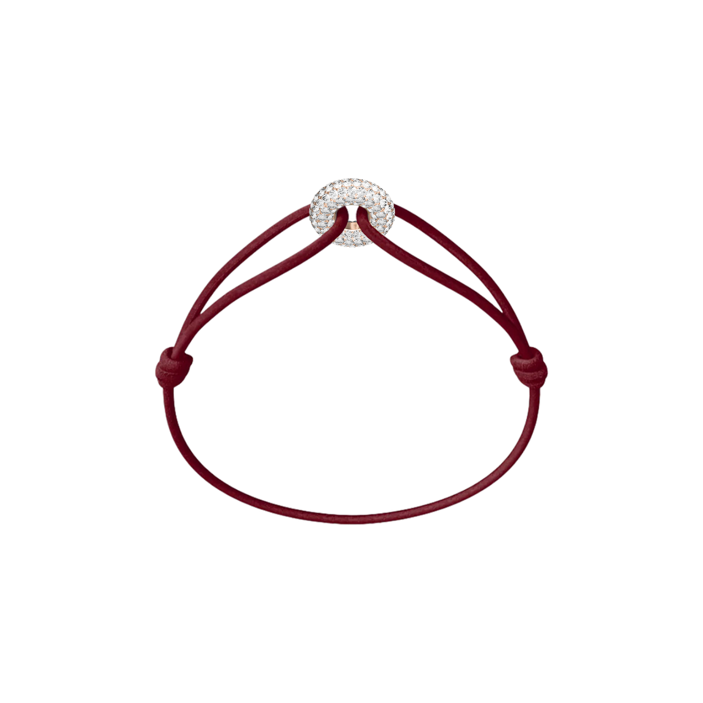 Mini Rose Soho Pavé Cord Bracelet