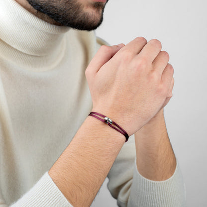Silver Soho Cord Bracelet