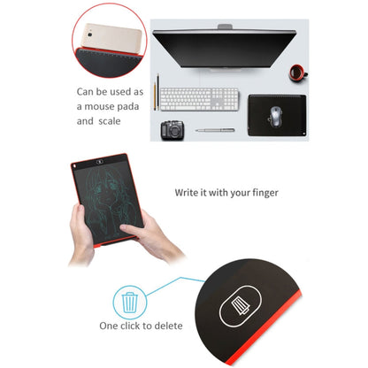 Portable 12 inch LCD Writing Tablet Drawing Graffiti Electronic Handwriting Pad Message Graphics Board Draft Paper with Writing Pen, 12 inch Blue, 12 inch Red, 12 inch White, 12 inch Green