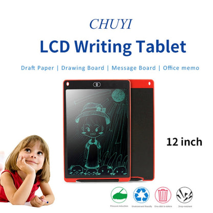Portable 12 inch LCD Writing Tablet Drawing Graffiti Electronic Handwriting Pad Message Graphics Board Draft Paper with Writing Pen, 12 inch Blue, 12 inch Red, 12 inch White, 12 inch Green