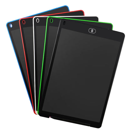 Portable 12 inch LCD Writing Tablet Drawing Graffiti Electronic Handwriting Pad Message Graphics Board Draft Paper with Writing Pen, 12 inch Blue, 12 inch Red, 12 inch White, 12 inch Green