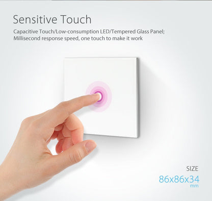 NEO NAS-SC01W Wireless WiFi EU Smart Light Control Switch 1Gang, 1 Gang