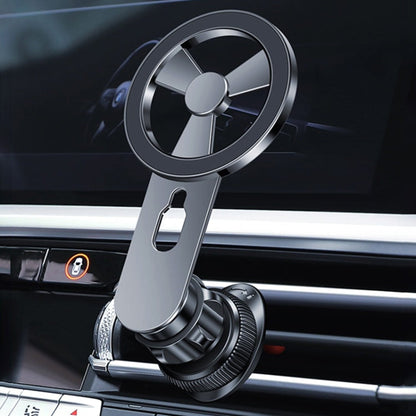 F73 MagSafe Magnetic Suction 360 Degree Rotating Car Phone Holder, F73