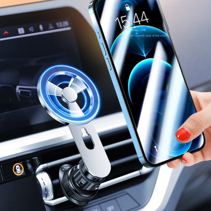 F73 MagSafe Magnetic Suction 360 Degree Rotating Car Phone Holder, F73