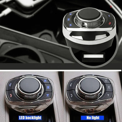 Multifunctional Car Cup Holder Wireless Knob Button Steering Wheel Button Remote Control without Light, without Light
