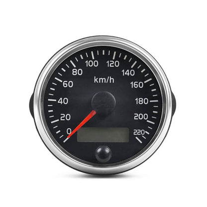 Car Modified 85mm 2 in 1 LCD Instrument Speedometer + Odometer, Speedometer + Odometer