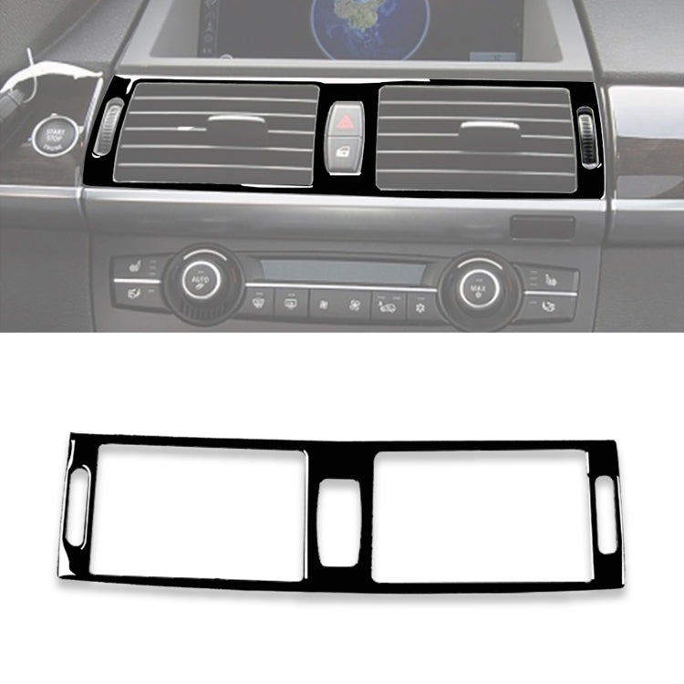 Car Middle Air Outlet Decorative Sticker for BMW X5 E70 2008-2013 / X6 E71 2009-2014, Left and Right Drive Universal, Midle Air Outlet