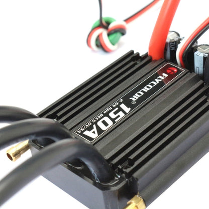 Flycolor Flymoster Series 150A 2-6S Waterproof Electronic Speed Controller for RC Boat, 150A 2-6S
