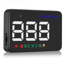 Geyiren A5 HUD 3.5 inch Car Head Up Display with GPS System, Two Mode Display, Light Sensors, KM/h MPH Speed, Compass, Speed Alarm, A5(Black), A5 (Green Light)