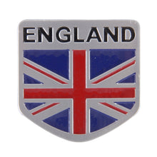 England Flag Style Metal Car Sticker, England Flag