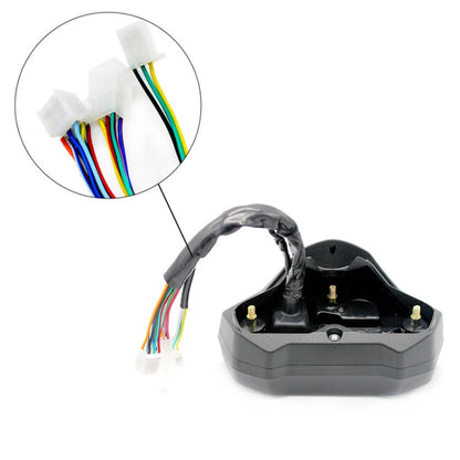 B2912 Motorcycle Modified Instrument Panel 12V LCD Display Odometer Mileage 2-4 Cylinder Speedometer, B2912