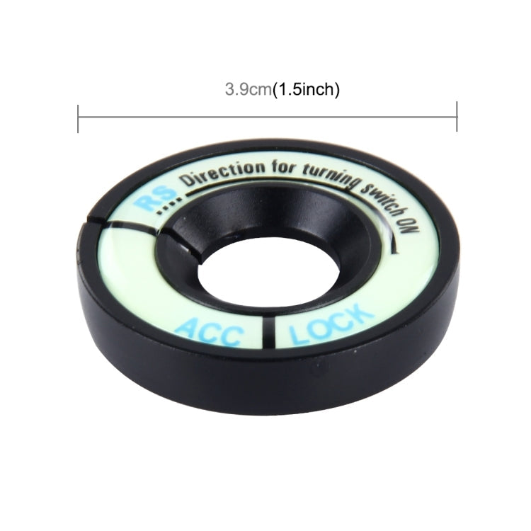 Car Aluminum Igniter Night Luminous Decoration Ring For Audi And Volkswagen