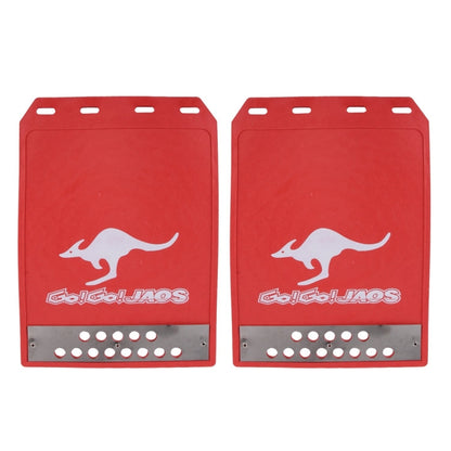 2 PCS WS-003 Premium Heavy Duty Molded Splash Mud Flaps Auto Front and Rear Guards, Small Size, Random Pattern Delivery